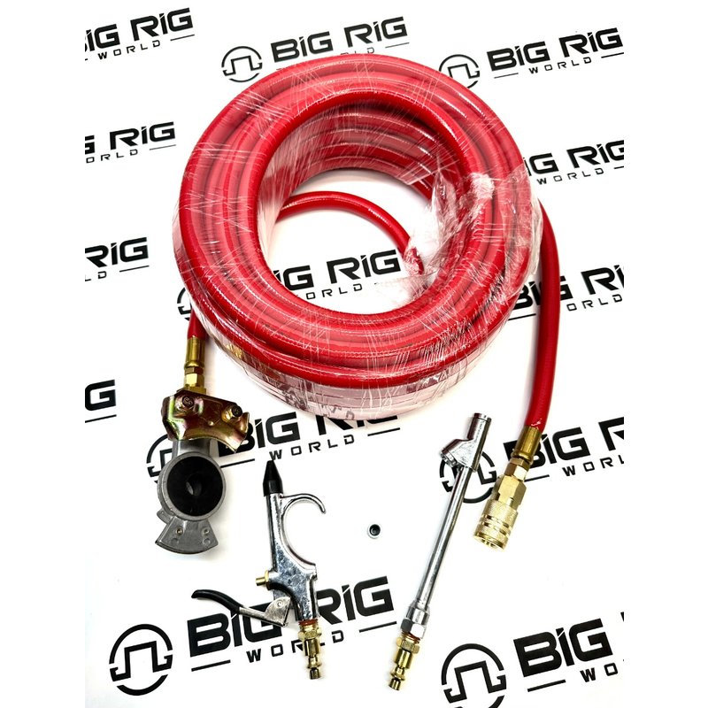 Air Hose - Tire Inflator Kit - W/Disconnect, Red GH57455 - TRP