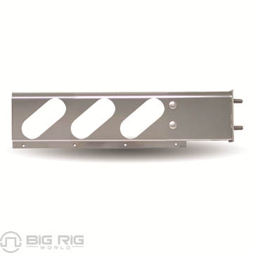 Round Mud Flap Hanger With 3 3/4 In. Bolt Spacing & Oval Holes TU-9217 - Trux Accessories