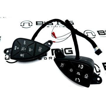 Steering Wheel Switch with Cruise, Radio, Hi-Beams, Markers 4392585C91 - International
