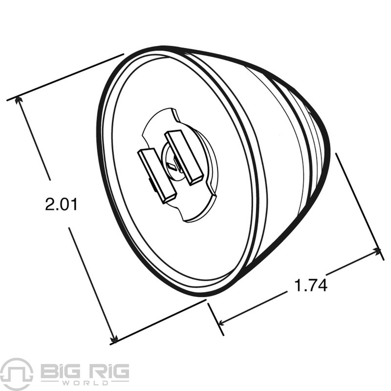 LED 30 Series Beehive Lamp 30276R - Truck Lite