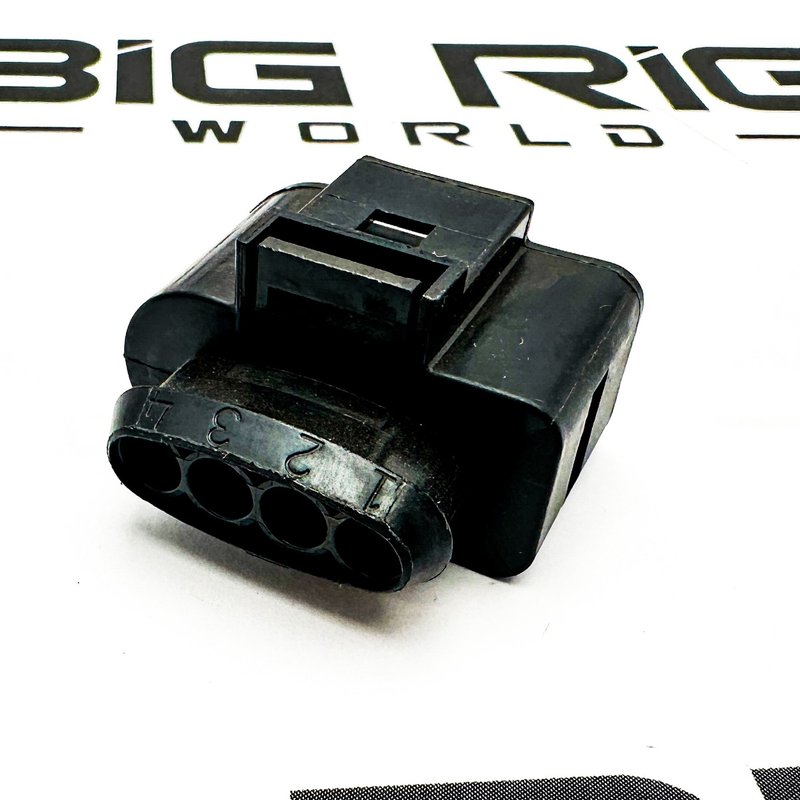 Plug - 4 Cavity, Junior Power Time Sealed, AI 638245 -2, Black 23
