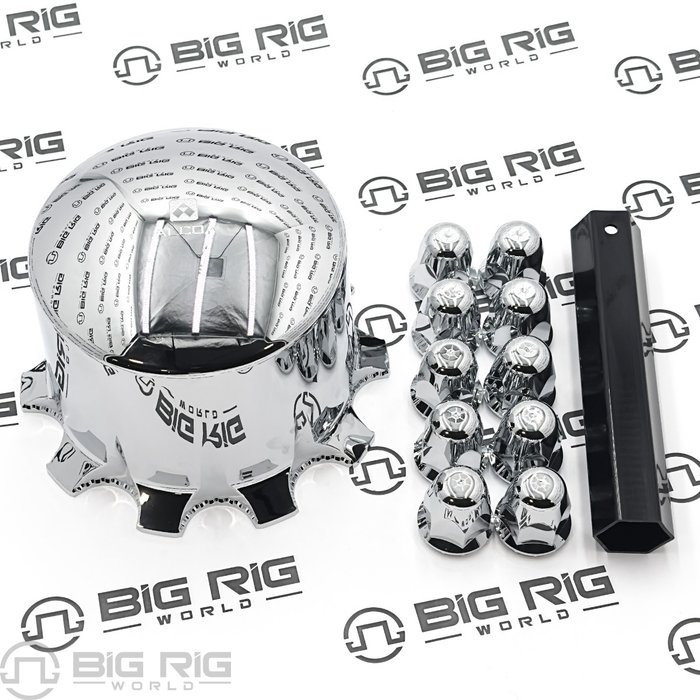Alcoa Chrome Multi-Piece Rear Hub Cover System 077185 - Alcoa
