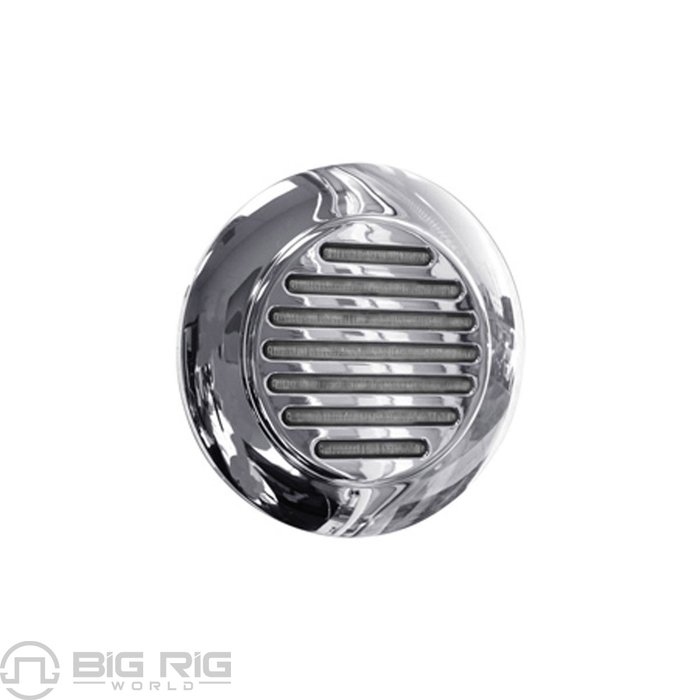 Flatline Flange Mount Clear Red LED - 4 In. Stop/Turn & Tail Light (49 Diodes) TLED-F4CR1 - Trux Accessories