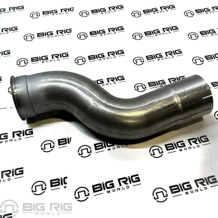 Multi-Bend Exhaust Pipe Aluminized Steel 5-inch OD/ID - Right Side K180-14764R - Kenworth