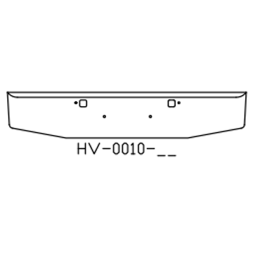 Chrome Steel Bumper HV0010-06 - Valley Chrome