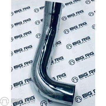 Pipe - Exhaust Mbend 5 inch Steel LH Chrome OD/ID K180-14764CP - Kenworth