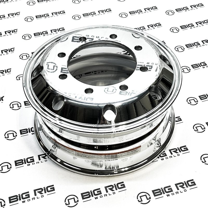 19.5 x 7.5 Alcoa 8x275mm Hub Pilot High Polished Both Sides 773497 - Alcoa