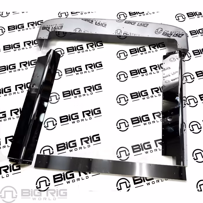 Peterbilt 379 Grille Surround - 4-Piece Set (Steel Chrome) CR03508 - TRP