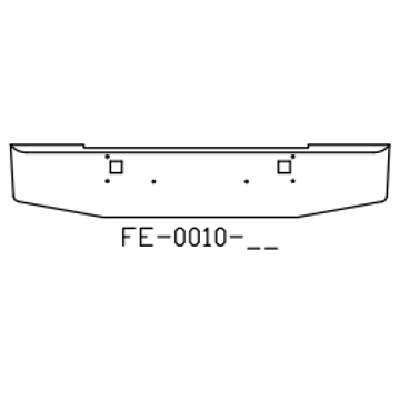 Stainless Steel Bumper FE0010-11S - Valley Chrome