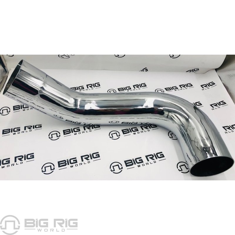 Exhaust Pipe M Bend 5 In. Chrome Steel Right Hand OD/ID EP50EL45208C - TRP