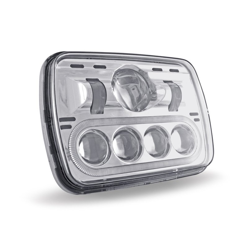 5 x 7 In.  LED Projector Headlight (Combination High & Low Beam | 2600 Lumens) TLED-H4 - Trux Accessories