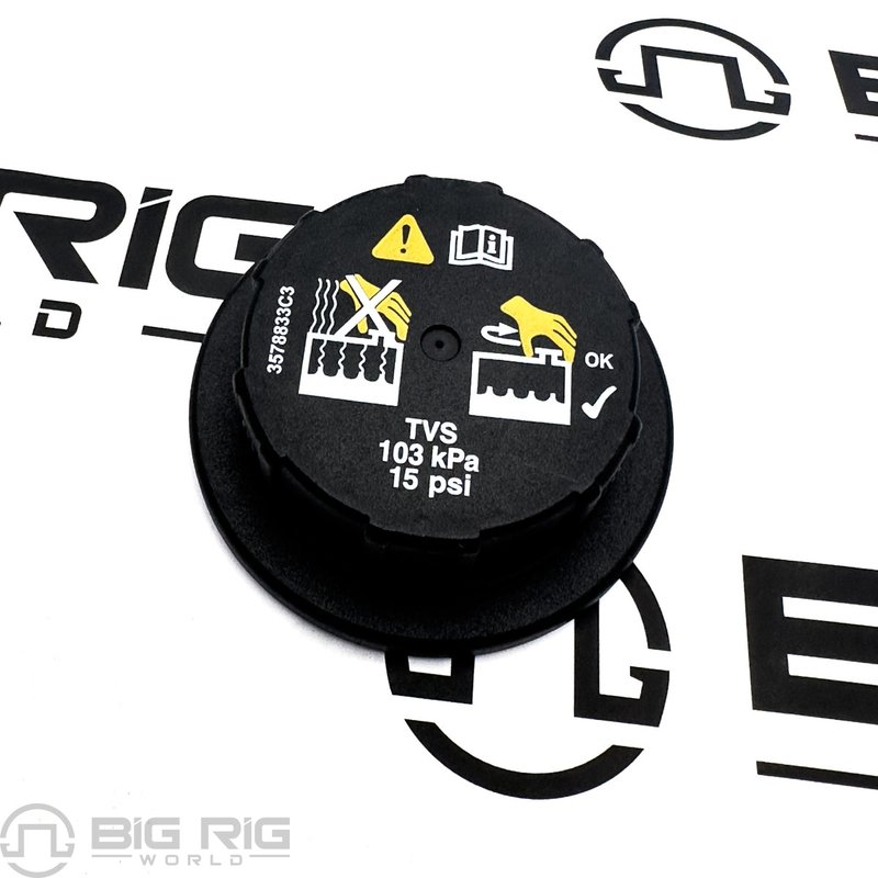Cap , Filler, Radiator, Surge Tank 15 PSI 3578833C3 - International