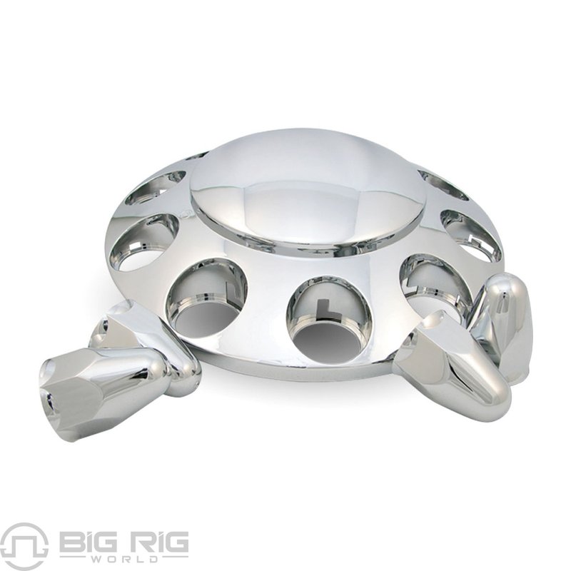 Chrome ABS Plastic Front Axle Cover Kit THUB-FRP112 - Trux Accessories