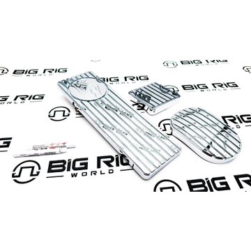 Pedal - Chrome Set Polished S21-1036-100 - Paccar