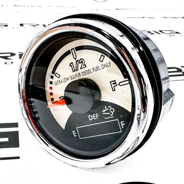 Gauge - Electric, Fuel/Diesel Exhaust Fluid, Bright A22-66352-108 - Freightliner