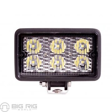 Rectangular Work Light - 6 LEDs 400 Lumens MWL-04 - Maxxima