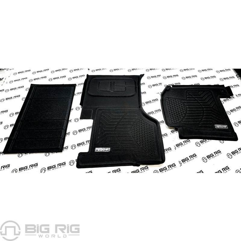 Floor Mat - Peterbilt (579) Kenworth (T680, T880, W990) - 3 Piece Set - Automatic Transmission 58975 - Redline Floormats