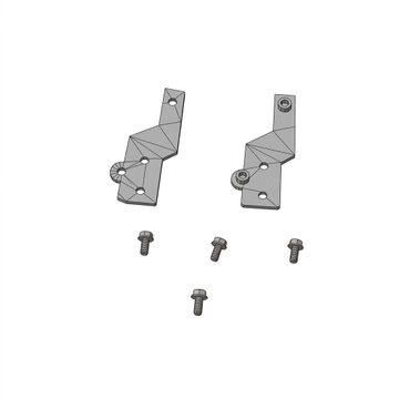 Brackets, Hood Spring, LH & RH, w/ Bolts W6933001 - Paccar