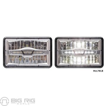LED Head Light 4x6 Inch HLL78LBP - Optronics