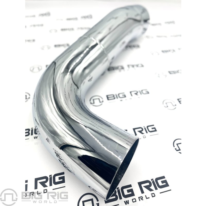 Exhaust Pipe - M Bend 5 In. Chrome Steel EXP/ SLTD EP50EL90108C - TRP