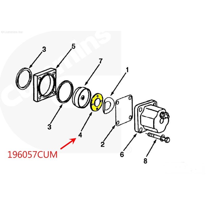 Valve Disc 196057 - Cummins