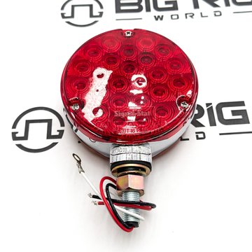 Signal-Stat LED Dual Face Pedestal Lamp- Red/Amber 2750 - Truck Lite