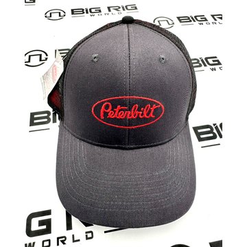 Charcoal Twill Mesh Peterbilt Hat 1433225-00 - Peterbilt
