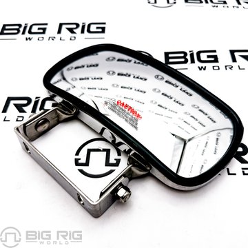 Over The Door Convex Mirror, Stainless Steel 97865 - Truck Lite