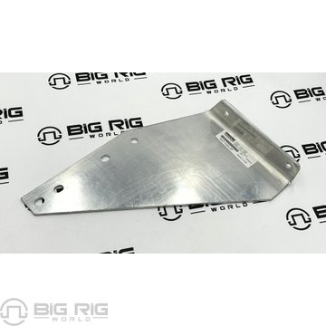 Lower Step Gusset, Polished, LH N47-1004-2P - Kenworth