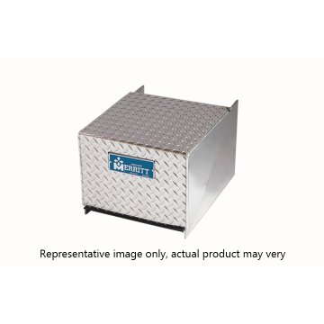 Battery Box - 2 Battery W/O Steps, Bolt-On Lid 12x20x16 3521-1MTQ - Merritt Equipment
