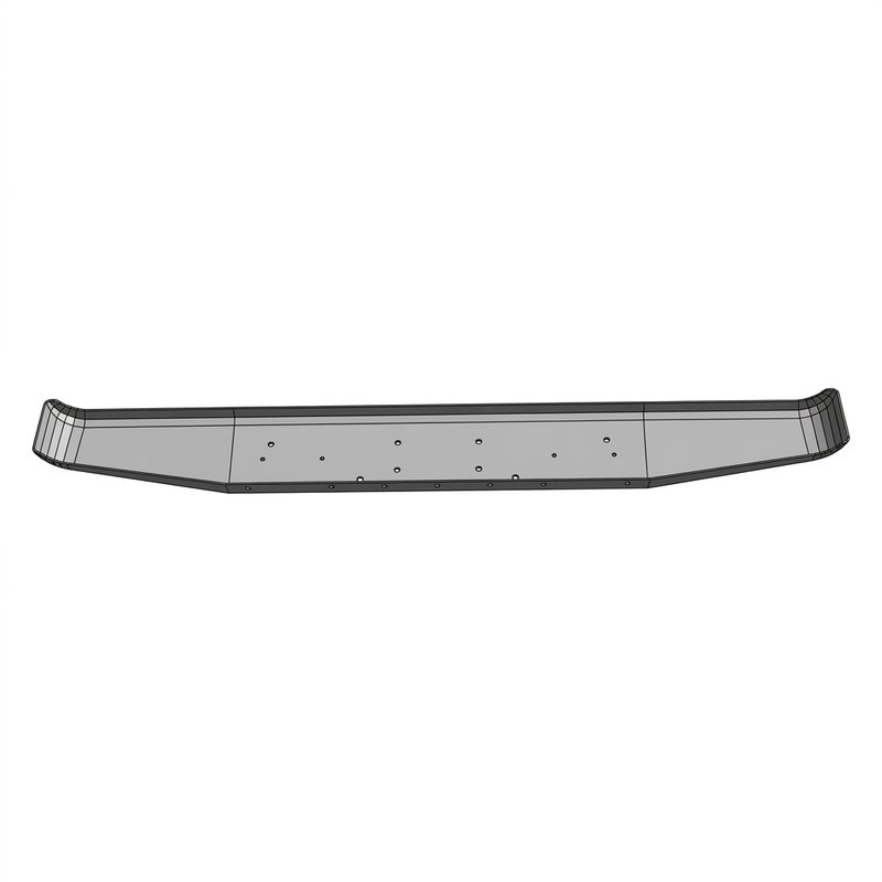 Bumper - STL Straight Tapered Finished Chrome N71-6039-260000 - Peterbilt