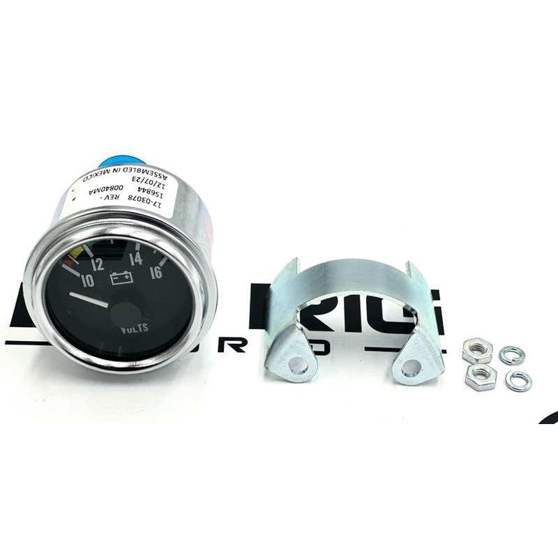 Gauge - Volt Meter - Chrome Bezel 17-03078 - Peterbilt