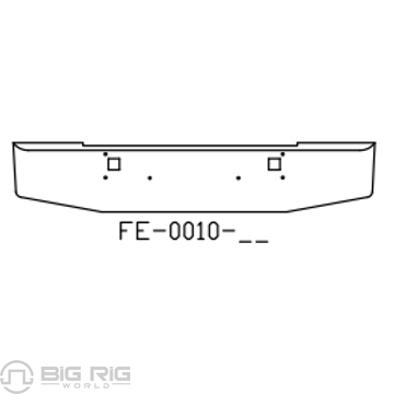 Chrome Steel Bumper FE0010-09 - Valley Chrome