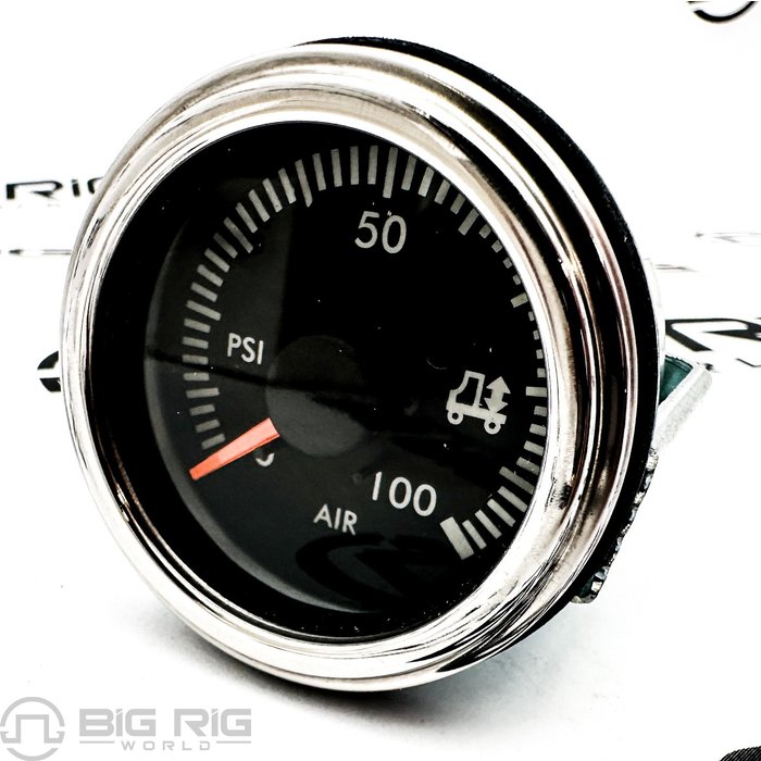 Gauge - Air, Suspension, Chrome Plated A22-67605-100 - Freightliner
