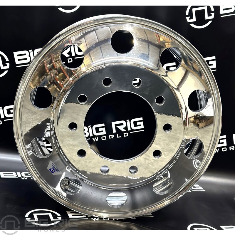 24.5 x 8.25 Alcoa Aluminum Wheel - Mirror Polish Outside Only 98U631 - Alcoa