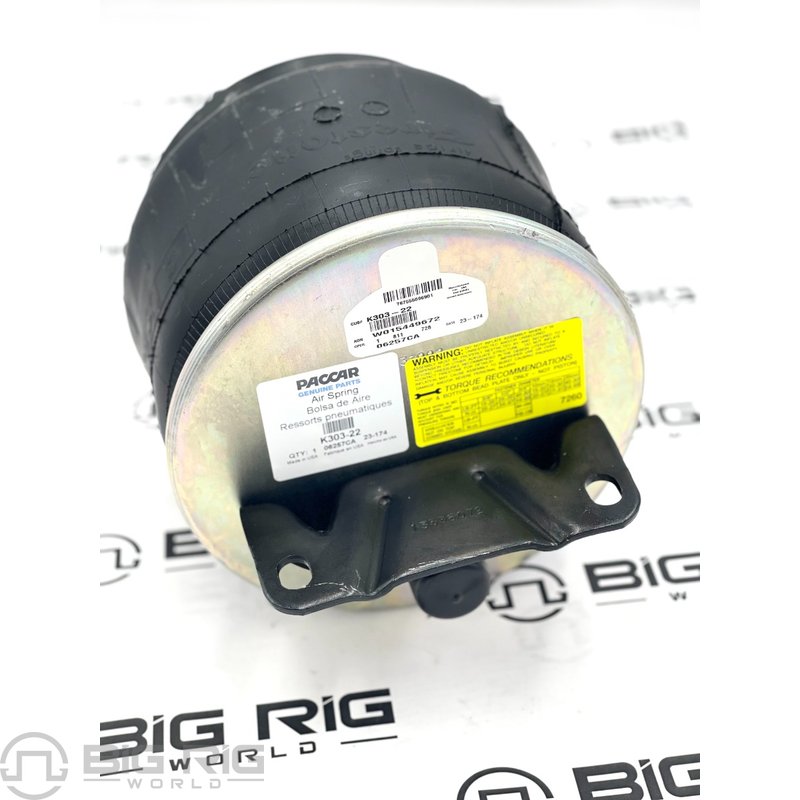 Air Spring Assembly - AG200 K303-22 - Paccar