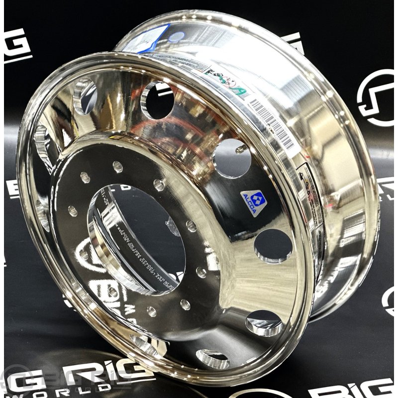 19.5 X 6.00 Alcoa Aluminum Wheel - High Polished Both Sides 763297 - Alcoa
