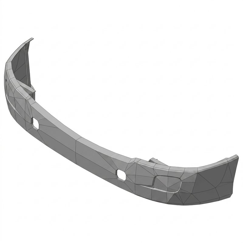 Bumper - Peterbilt 579, Chrome N71-6129-100 - Peterbilt