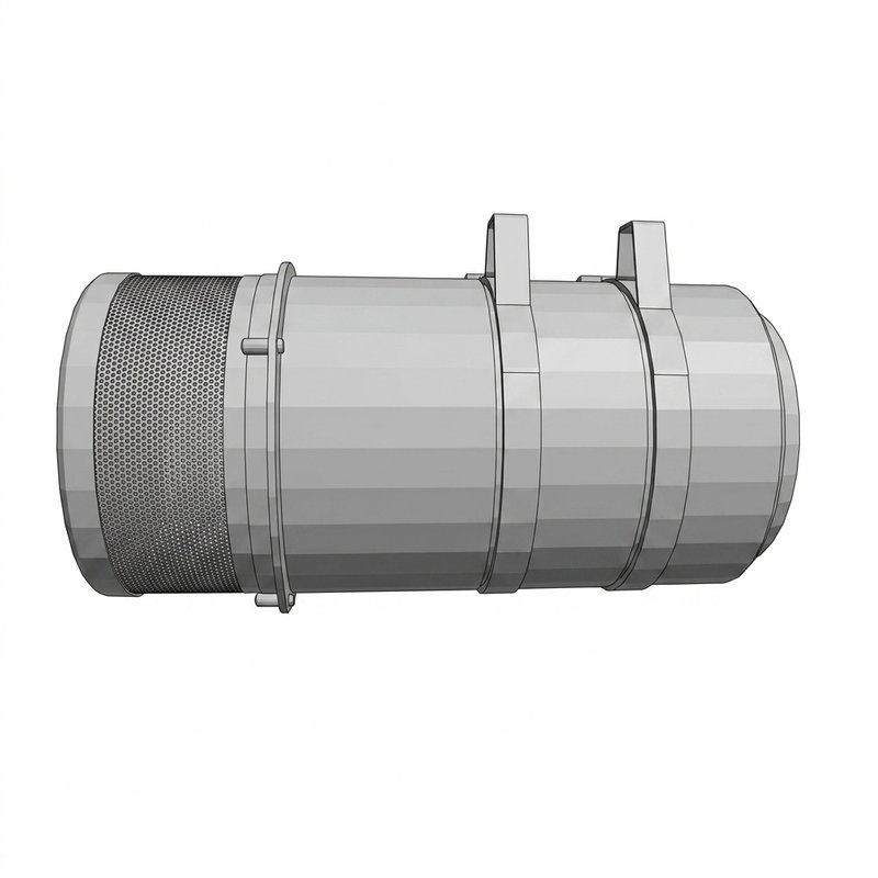 Air Cleaner Assembly-15 inch Stainless Steel - Preferred Fit A150163 - Kenworth