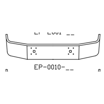 Chrome Steel Bumper EP0010-15 - Valley Chrome
