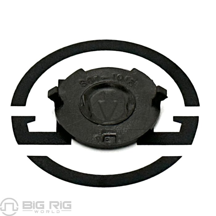 Plug - Map Pocket, Forward, Charcoal Gray S67-1013 - Kenworth
