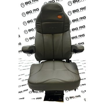 Legacy Silver Seat (Gray Leather) w/ Armrests & Heater 188900MWH65 - Seats Inc.