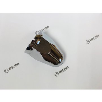 Chrome ABS Plastic Push On Nut Cover with Flange, 1 1/2 In. TNUT-B2 - Trux Accessories