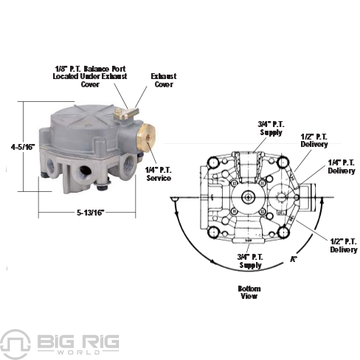 R-8 Relay Valve 288781 - Bendix