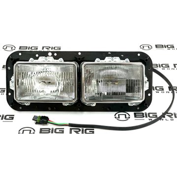 Dual Headlight Assembly 4x6 Inch LH K256-880-4-PAT - Patriom