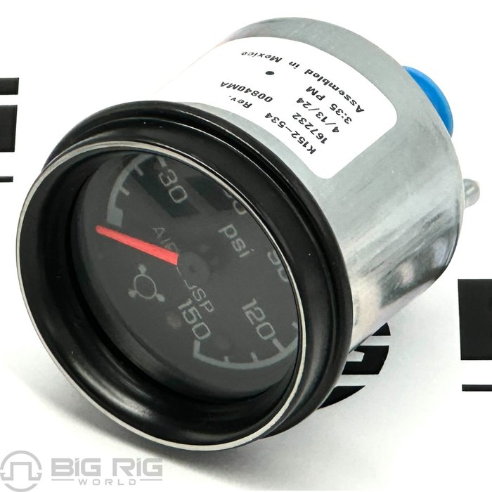 Air Pressure Gauge K152-534 - Paccar