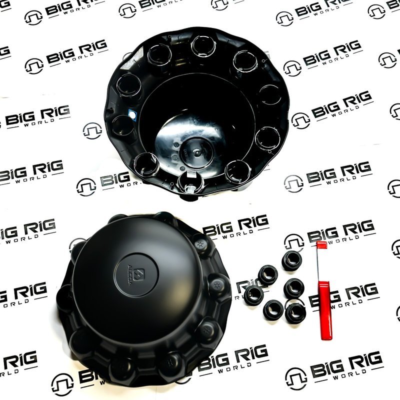 Hub Cap - Rear Matte Black Abs Plastic, Classic 087300DT - Alcoa