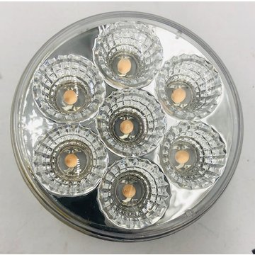 2.5 Inch Red Marker to Purple Aux Round Light (7 Diode) TLED-2HXRP - Trux Accessories