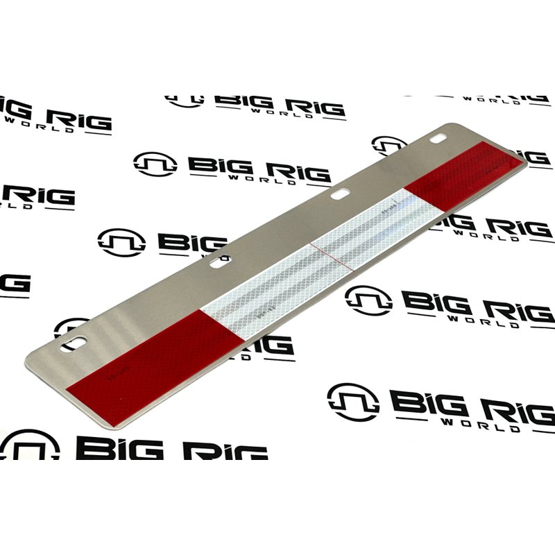 Universal Conspicuity Plates, Straight, Aluminum, Single 033-04259 - Fleet Engineers