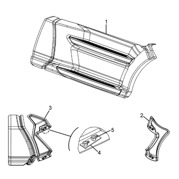 Forward Fairing Assembly, RH A33-1088-2102R - Kenworth